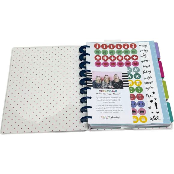 Me & My Big Ideas The Happy Planner 12 Month Undated 7x9.25 - Picture 4 of 6